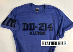 DD-214 Alumni Military T-shirt. Perfect For Marines, Army, Navy Air-force 120G