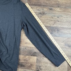 Public Rec Shirt Mens 2XL Long Sleeve Stretch Dark Gray Athleisure Pima Cotton