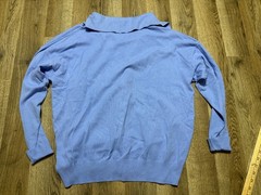 Milano Shirt, Men’s Size Large, Purple, Long Sleeve, V-neck, Collared