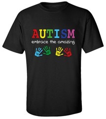 Autism Awareness T-shirt DTG Free Shipping 100 Cotton