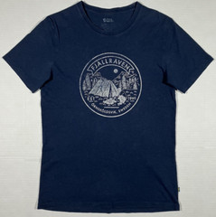 FJALLRAVEN T Shirt Ornskoldsvik Sweden Camping Nature Short Sleeve Mens Size S