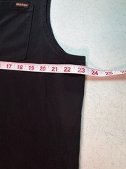 Brahma Sleeveless Crew Neck Pocket Tank Top Men’s Size XL Black Cotton Blend