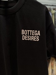 BRAND NEW – Bottega Desires Tee T-Shirt F**k Joke (M) Black White