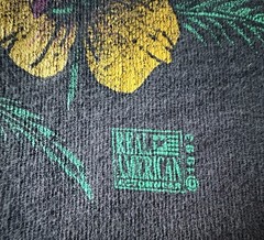 Vtg Nature Yosemite National Park 90s wild flowers AOP mens L