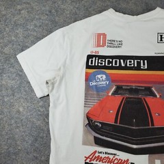 The Discovery Channel X H&M Shirt Mens Extra Large White Crew Neck Short Sleeve