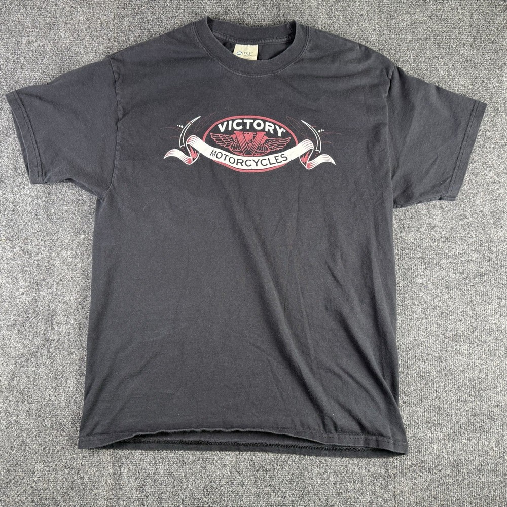 Vintage Victory Motorcycles T Shirt Large