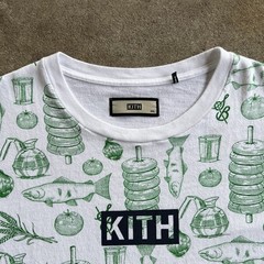 Kith x Sadelle’s All Over Tee Men’s XXL heavyweight