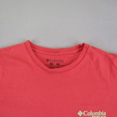 Columbia Shirt Mens Medium Red PFG Performance Fishing Gear Camping Outdoors Tee