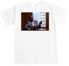 DETECTIVE MENACE II SOCIETY HIP HOP RAP HOOD RETRO FUNNY FILM MOVIE MENS T SHIRT