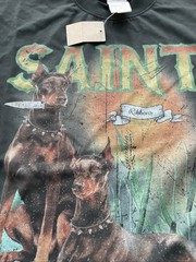 Saint m T Shirt Doberman – Saint Ribbons NWT. Size XL.