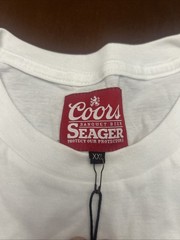 Coors Banquet Beer Seager T-Shirt Men XXL WHITE Graphic TSHIRT PICK UP TRUCK NEW
