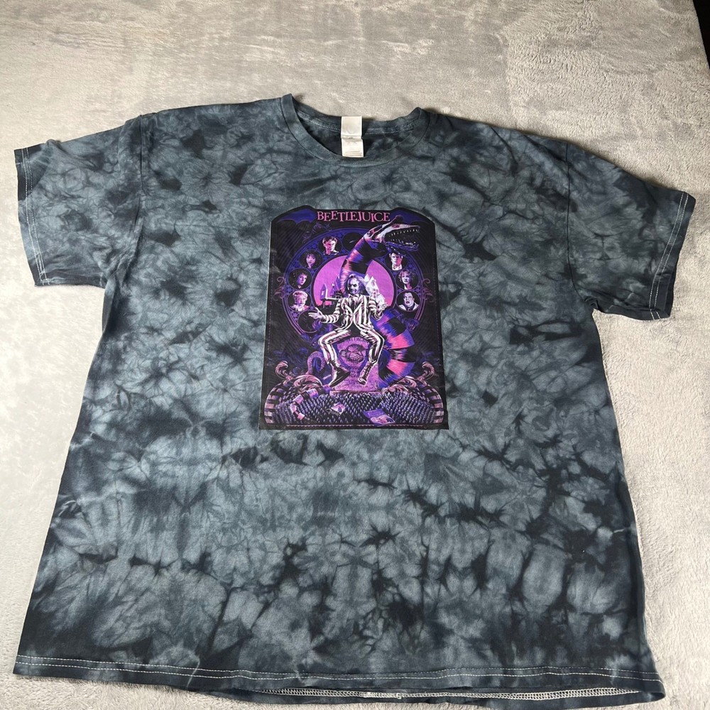 Beetlejuice Tie Dye T-Shirt Movie Graphic XL Extra Large Men’s Unisex