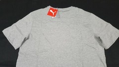 Puma Mens Graphic Tee Graphic Logo Gray Regular fit
