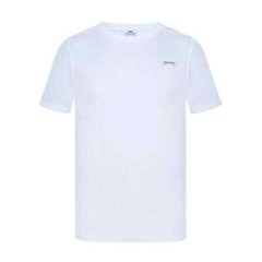 Mens Slazenger 100% Cotton Plain Crew Neck T Shirt XS S M L XL XXL 3XL 4XL BNWT