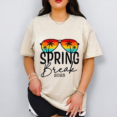 Aesthetic 2025 Spring Break Friends Family Tee Men Women T-Shirt
