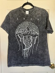 Erra – Jellyfish Colortone Men’s Large Band T-Shirt Metalcore Acid Wash LG
