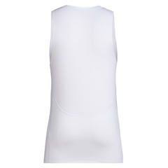 adidas Techfit Crew Neck Athletic Tank Top Mens White Casual Athletic HZ6991-A