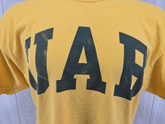 UAB Blazers Birmingham Yellow T SHIRT Large Alabama University