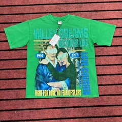 Vale Forever Loose and casual washed and distressed T-shirt