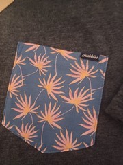 NEW Chubbies Men’s Large The Plant Pocket Navy Tee Shirt NWT