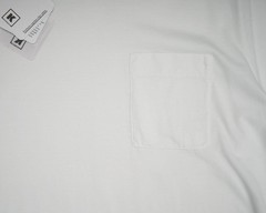 Kired Kiton $250 NWT White Supima Crepe Cotton Long Sleeve T-Shirt M (50 IT)
