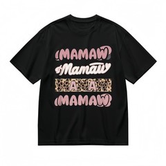 Men’s Comfortable Soft Comfy Classic T-Shirt Repeated Printed Tee▧