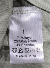 GENERIC UNI-SEX T-SHIRT 71% RAYON, 25% POLYAMIDE – SIZE: L – LIGHT OLIVE