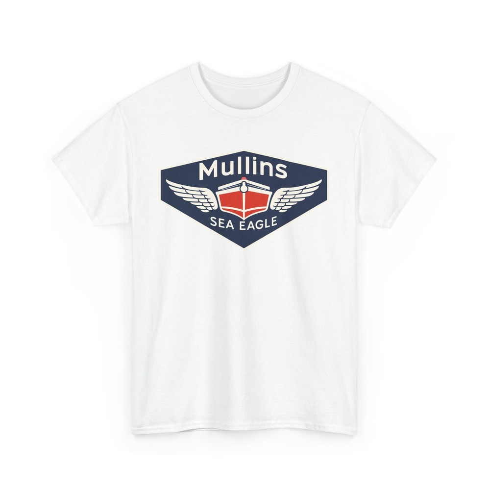 Mullins Sea Eagle Vintage Boats Logo Nautical Antique Boating Graphic T-Shirt