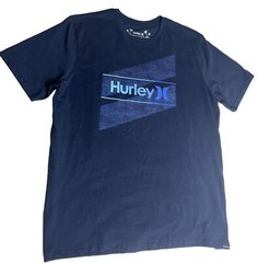 Hurley Everyday Washed One And Only Slashed Short Sleeve Tee T-Shirt Men Navy M