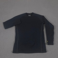 Under Armour Shirt Mens XL Black ColdGear UA Base 4.0 Crew Thermal Fleece Grid