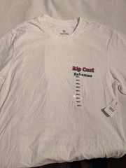 Rip Curl Surf Trip Bahamas Edition Small T-Shirt Relaxed Fit – White