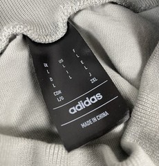 Adidas Basketball Mens Large Gray Mock Neck Long Sleeve Graphic T-Shirt L