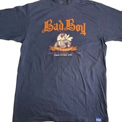 Vintage Graphic Bad Boy Entertainment Y2K T-Shirt Large P Diddy Puff Daddy Rare