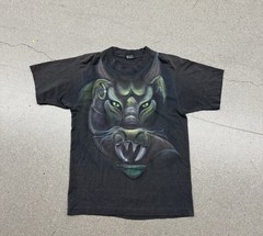 Vintage 80’s/90’s Air Brush Custom Demon Grunge Art Graphic T-shirt Men’s S