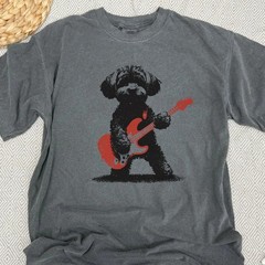 Maltipoo Rock shirt Cute Guitar Dog Tee Gift for Maltipoo Moms T-Shirt