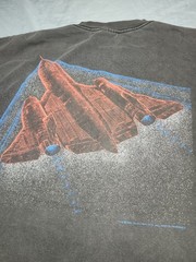 Vintage Single Stitch 1988 SR-71 Blackbird Size XXL Fadded Made In USA 50-52
