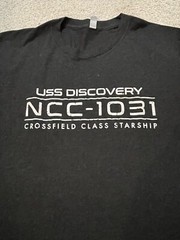 STAR TREK DISCOVERY mens Large L t-shirt Next Level triblend soft tee