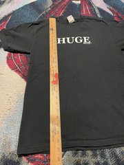 Vintage Y2K Huge Brands Black Spell Out Shirt Men’s M Funny Innuendo Crude Black