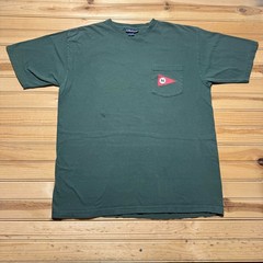 Vintage 90s Nautica Big Logo Streetwear Graphic Pocket T-Shirt USA Made Large