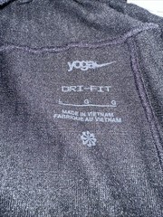 Nike Yoga Men’s Large Black FB7782-010 Training Jogger Pants with Pockets