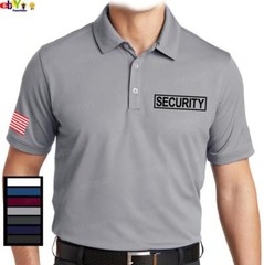 NEW MEN’S PRINTED GRAPHIC DESIGN SECURITY DRIFIT GIFT ATHLETIC SPORTSWEAR POLO