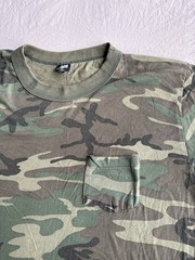 Vintage 80’s Ace Sportswear Camo Pocket Tee Super Thin XL USA