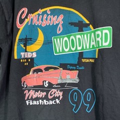 Woodward Dream Cruise 1999 Motor City Flashback Graphic T Shirt Sz XL