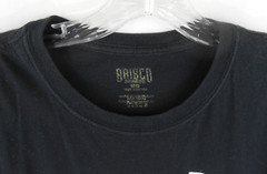 Brisco Brands Adult M Funny Quote MEH Black Short Sleeve Graphic Print T-Shirt