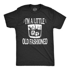 Mens Im A Little Old Fashioned T Shirt Funny Cocktail Tee