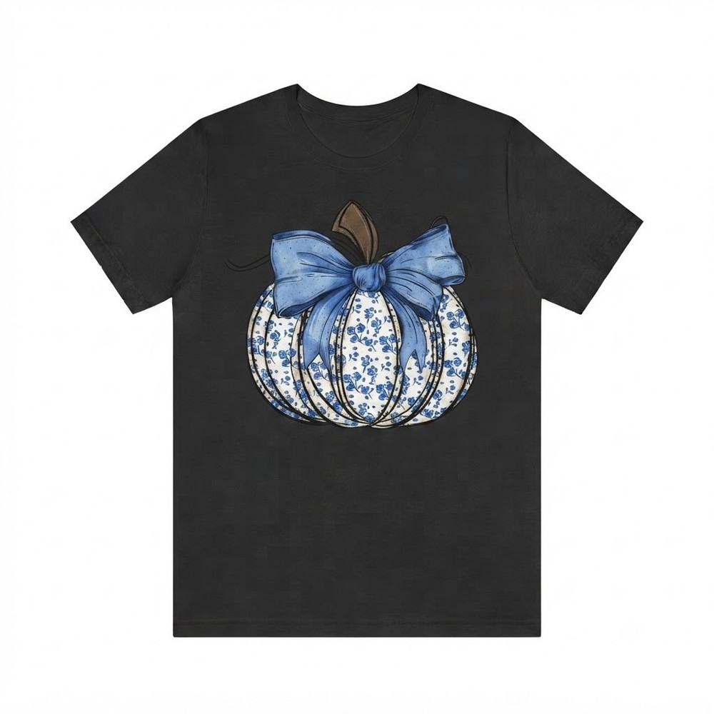 Blue Pumpkin T-Shirt, Autumn Shirt, Pumpkin Season Shirt, Thanksgiving Shirt