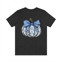 Blue Pumpkin T-Shirt, Autumn Shirt, Pumpkin Season Shirt, Thanksgiving Shirt