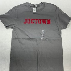 Jerzees Joetown CSB SJU T-Shirt Mens Large Gray Red Short Sleeve Crew Neck NEW