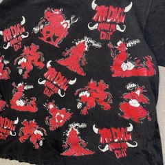 Vintage 90s Diamond Star The Devil Made Me Do It Aop Boxy T-Shirt Men’s S