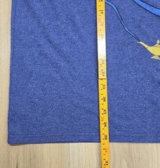 Disney Aladdin Mens Sz XL T-Shirt, Short Sleeve, Heavyweight, Heather Blue